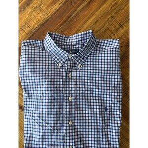 Polo Ralph Lauren Dress Shirt Mens Sz XXL Plaid Checkered